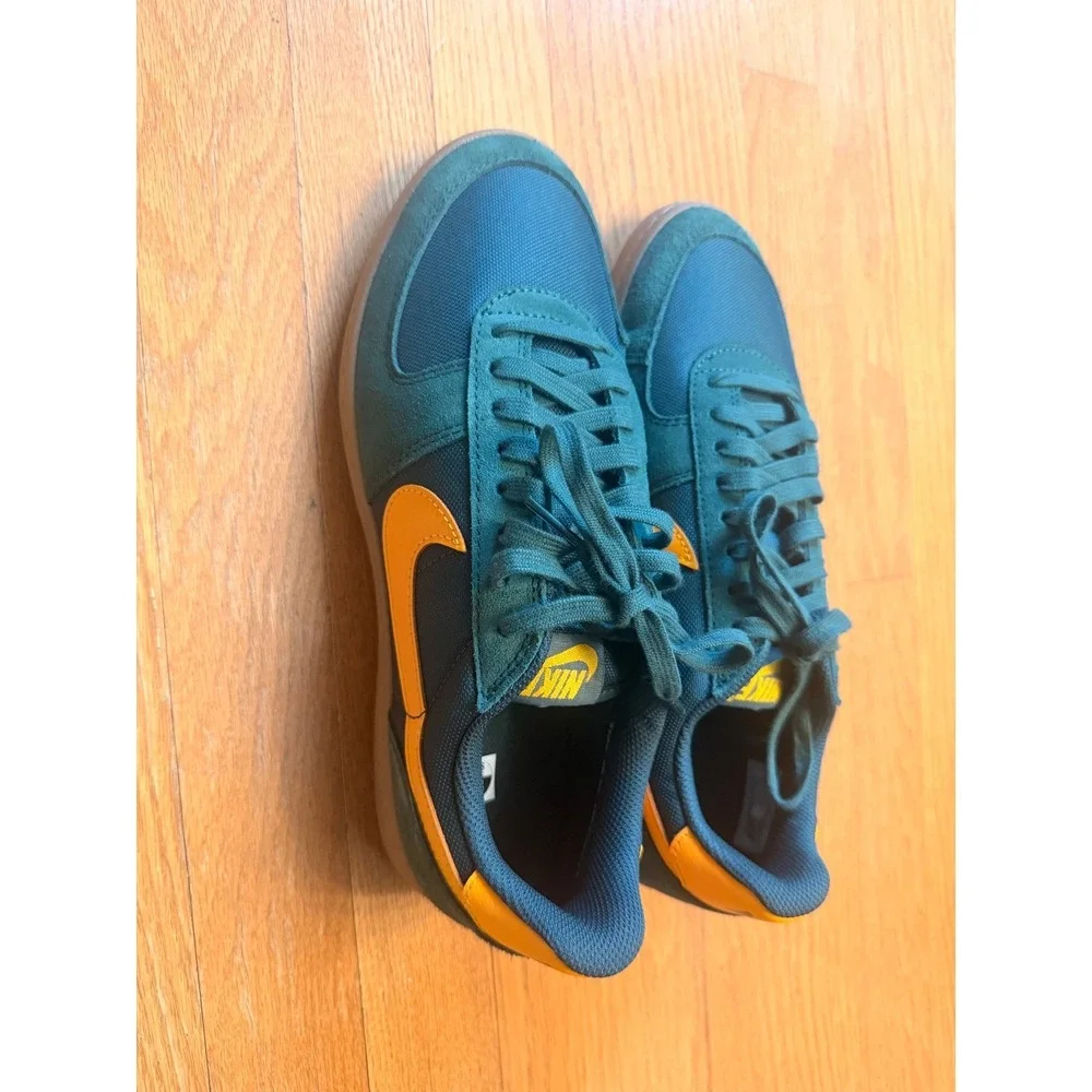Nike Field General 82 Dark‎ Green Yellow Gum Sole Mens Sneakers 10.5 Blokecore